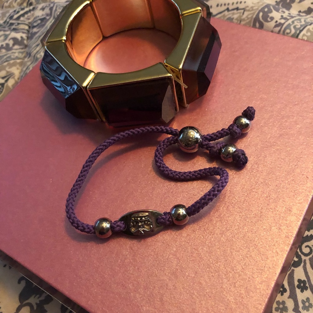 Purple Braclets Bundle-Chunky Stretch & Juicy Cou… - image 8